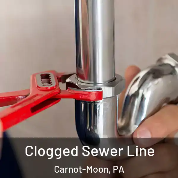  Clogged Sewer Line Carnot-Moon, PA