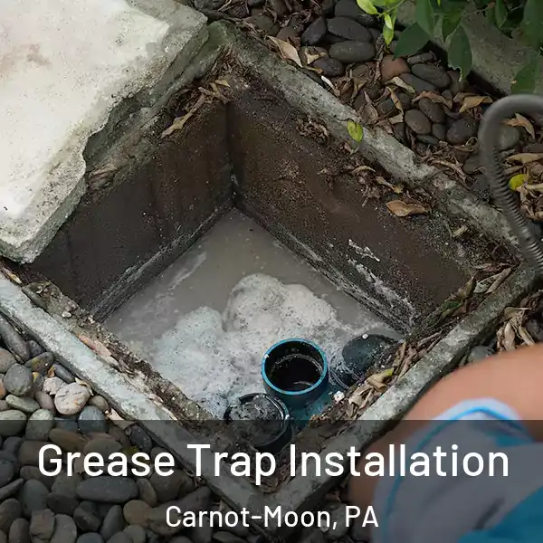  Grease Trap Installation Carnot-Moon, PA