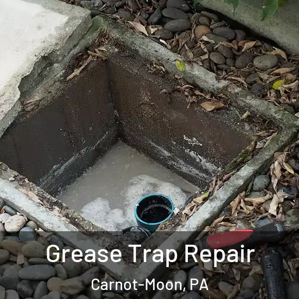  Grease Trap Repair Carnot-Moon, PA