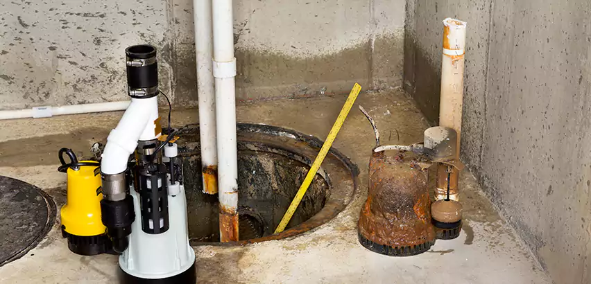 Installing Sump Pump in Finished Basement in Carnot-Moon, PA
